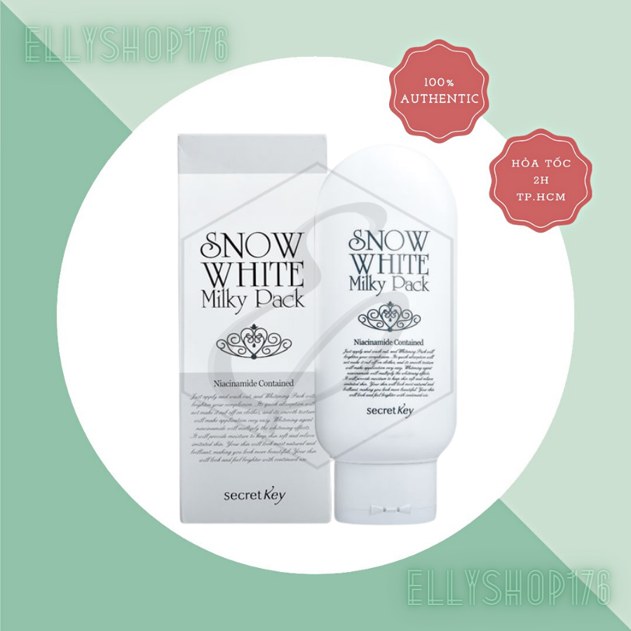 Kem Tắm Trắng Da Toàn Thân Secret Key Snow White Milky Pack